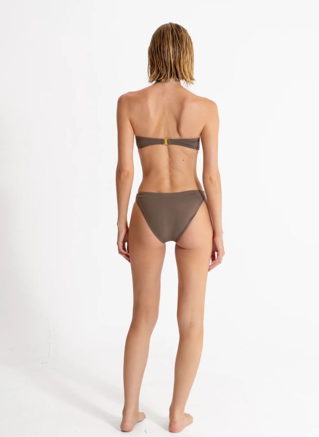 Haut de Maillot Brooke | Marron glacé
