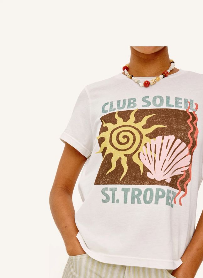 T-shirt Classic Crew Coton | Blanc