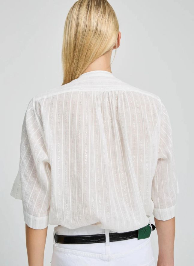 Blouse Magrita Short Coton | Blanc