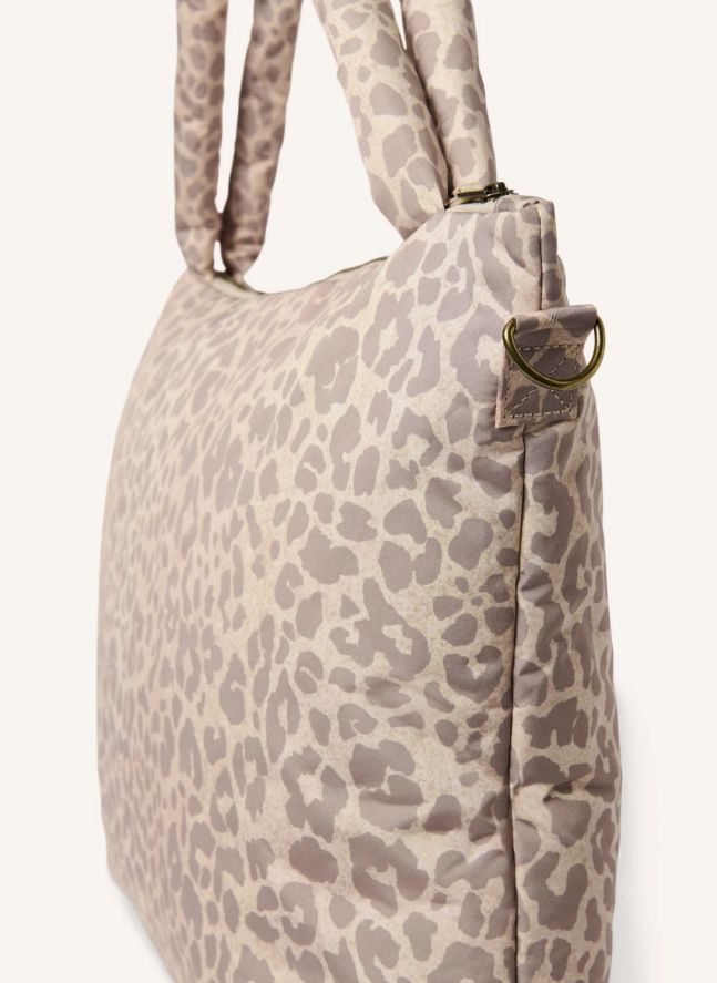 Sac à langer Puffy Léopard | Beige