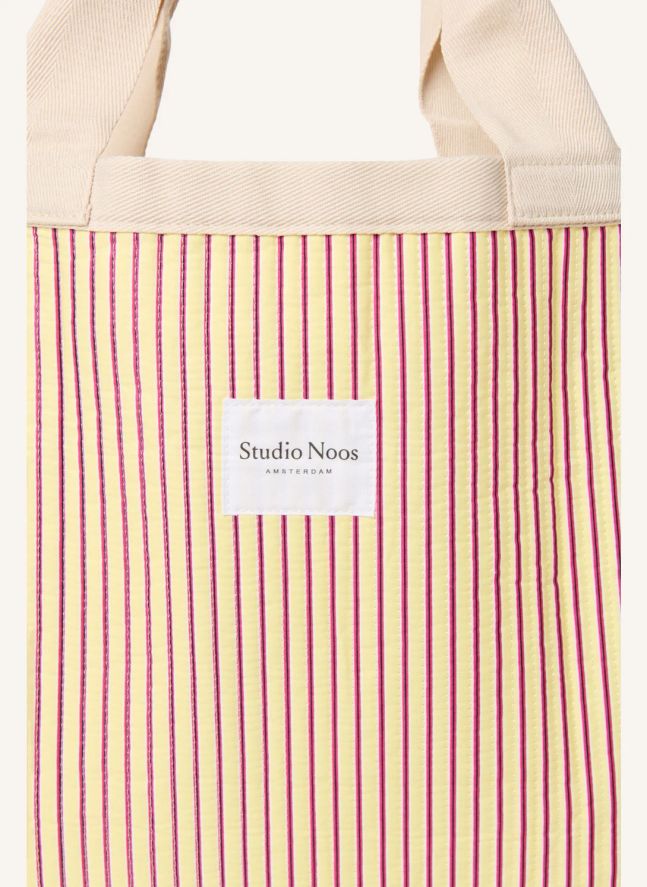 Sac de plage rayé | Jaune pâle