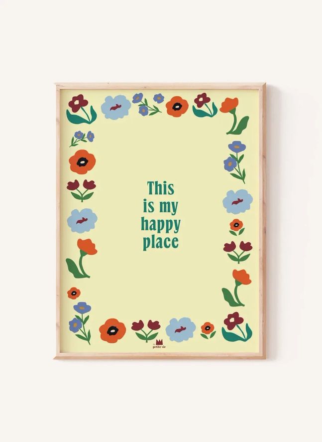 Cartel de «Happy Place» | Crema