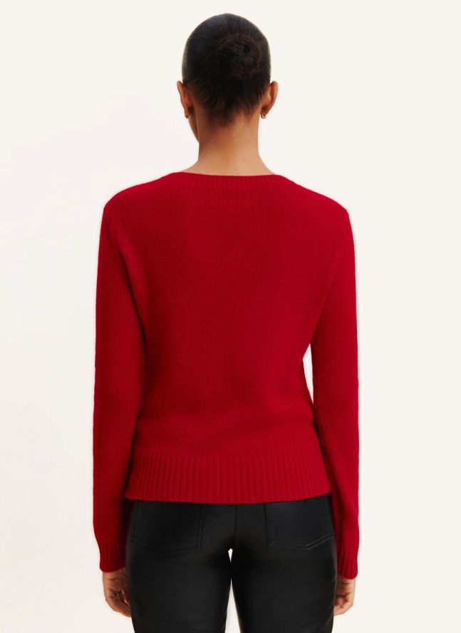 Pull Léa Cachemire | Rouge