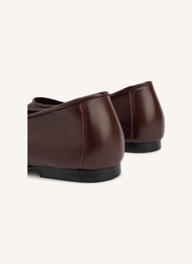 Ballerines Prudence Cuir | Marron
