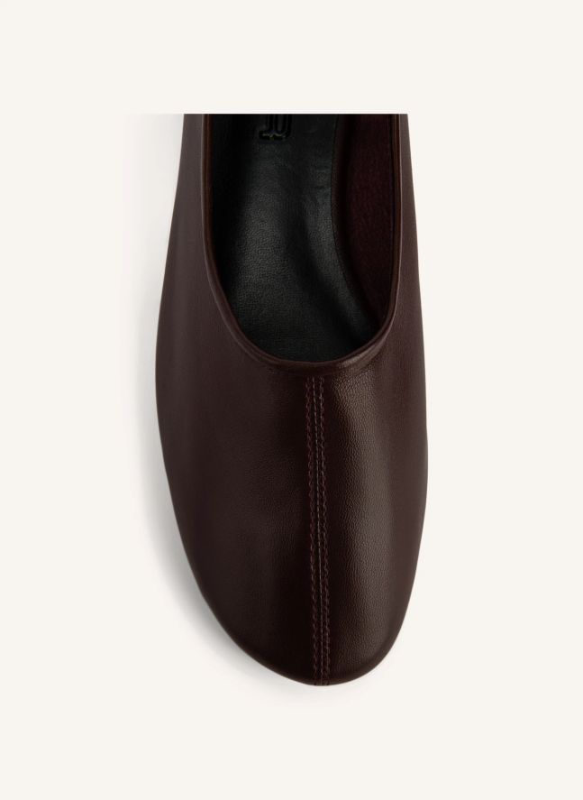 Ballerines Prudence Cuir | Marron