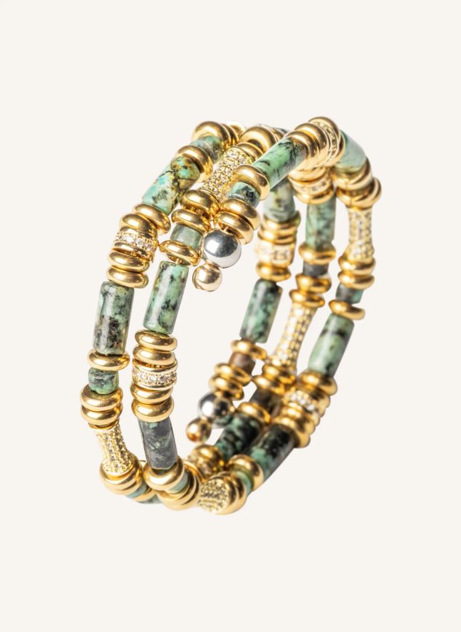 Bracelet Yara Shiny | Vert