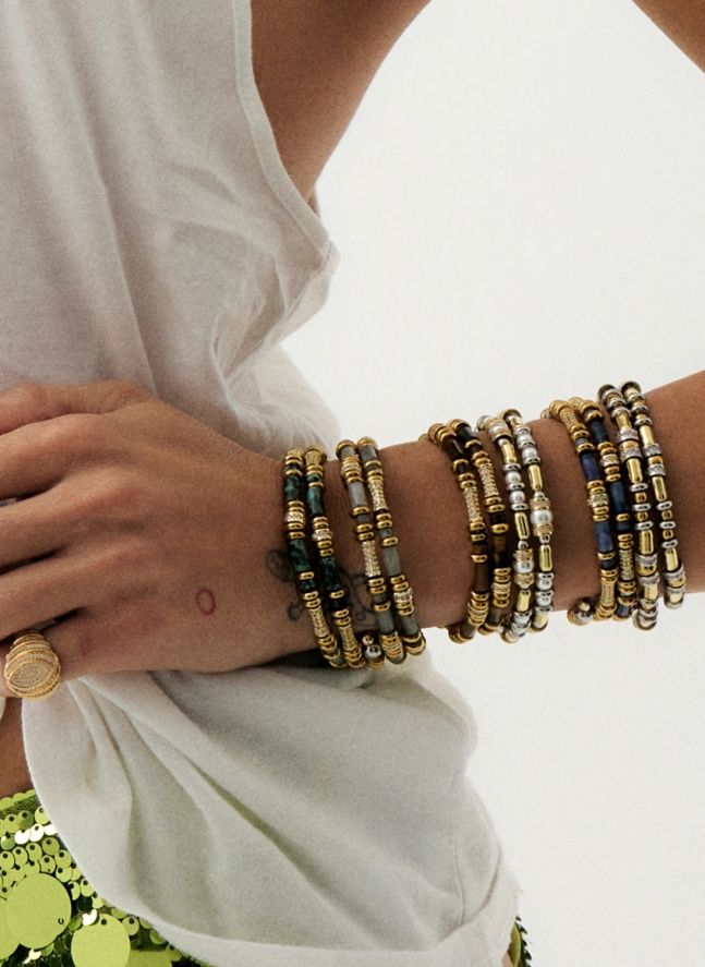 Bracelet Yara Shiny | Vert