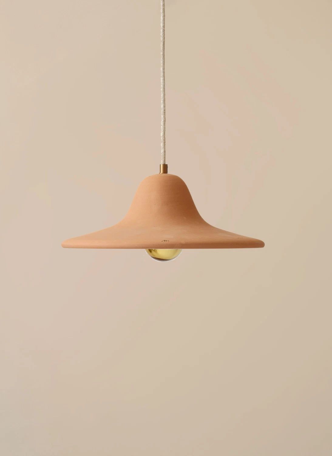 Lámpara de suspensión de cerámica Gigaro | Terracotta- Imagen del producto n°4