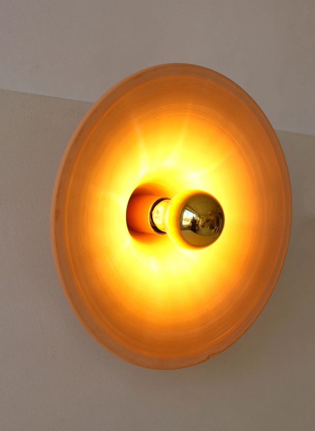 Aplique de cerámica en bruto Gigaro | Terracotta