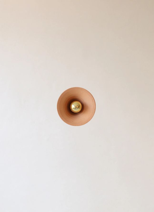 Applique céramique brute Gigaro | Terracotta