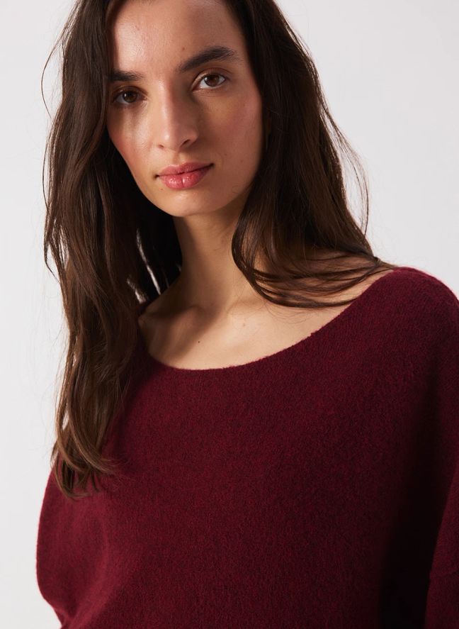 Pull Damsville Laine | Cerisier