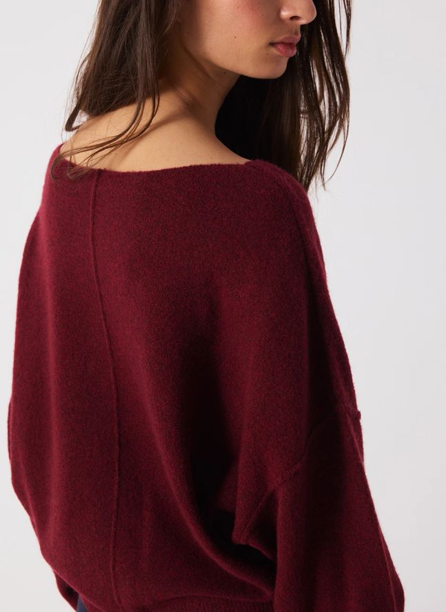 Pull Damsville Laine | Cerisier