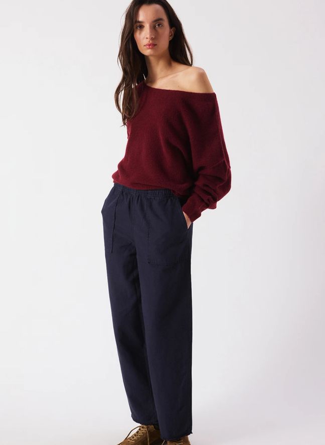 Pull Damsville Laine | Cerisier