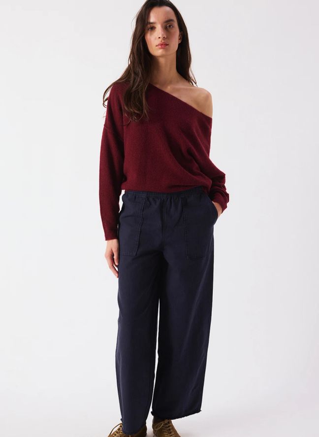 Pull Damsville Laine | Cerisier