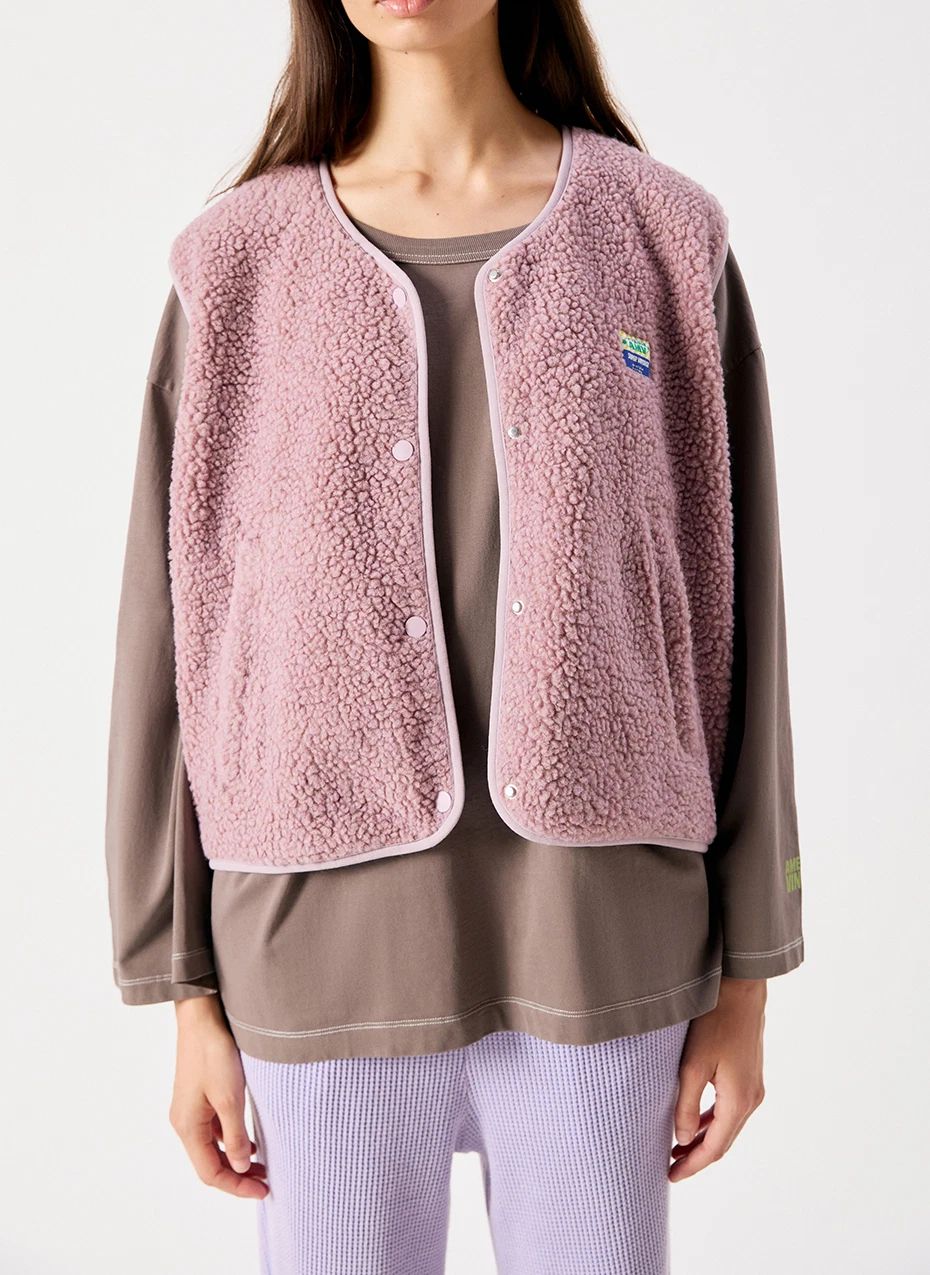 Veste Sans Manches Hoktown | Prune- Image produit n°1