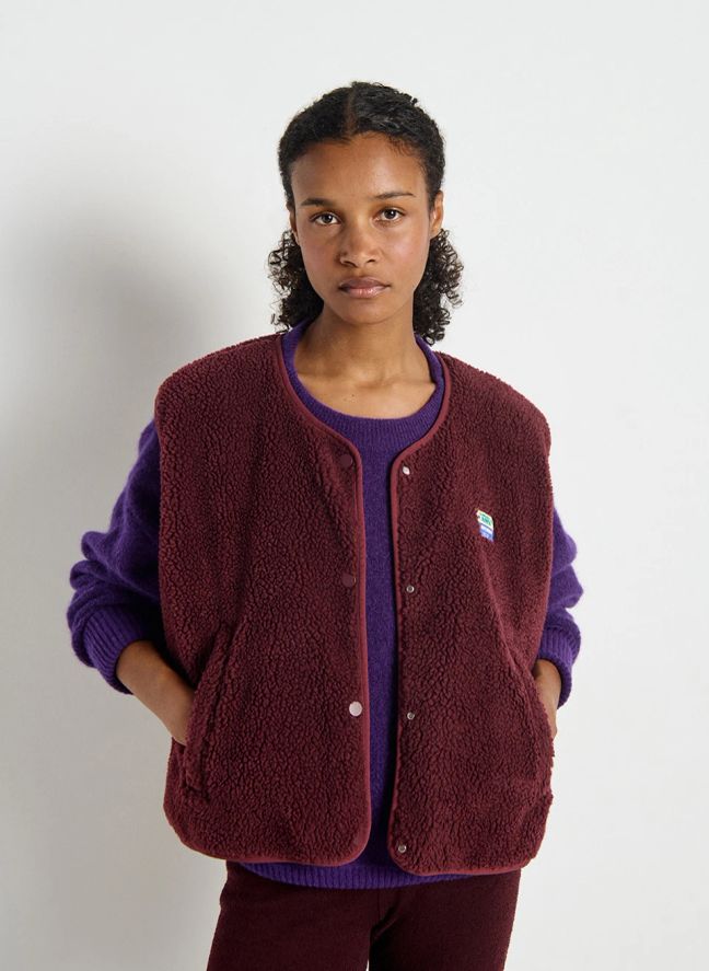 Veste Sans Manches Hoktown | Bordeaux