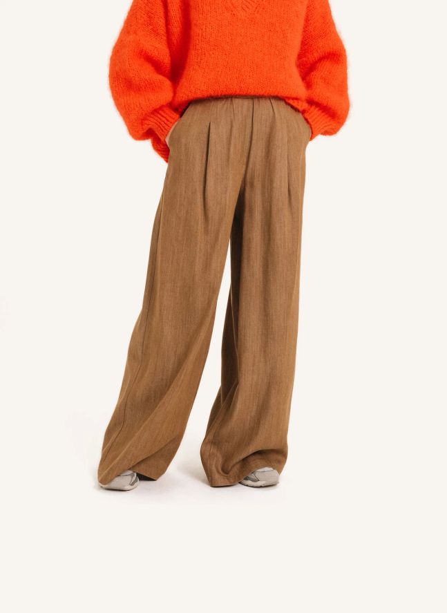 Pantalon Fluide Devrig | Ocre