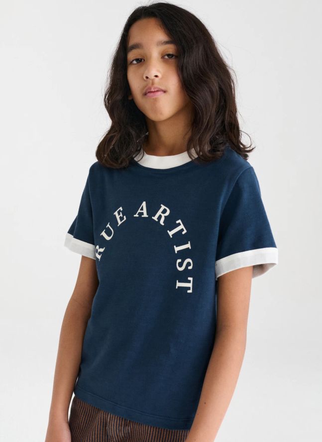 T-shirt N°25 | Bleu foncé