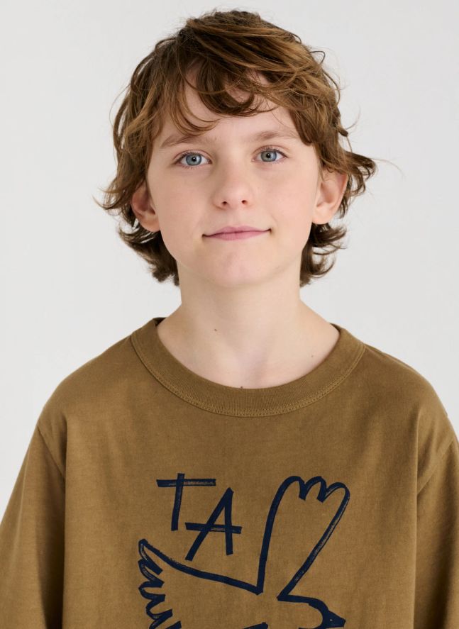 T-shirt N°5 Coton Bio | Marron