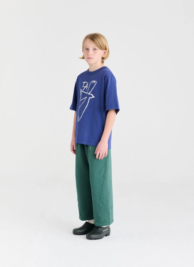 T-shirt N°5 Coton Bio | Bleu marine