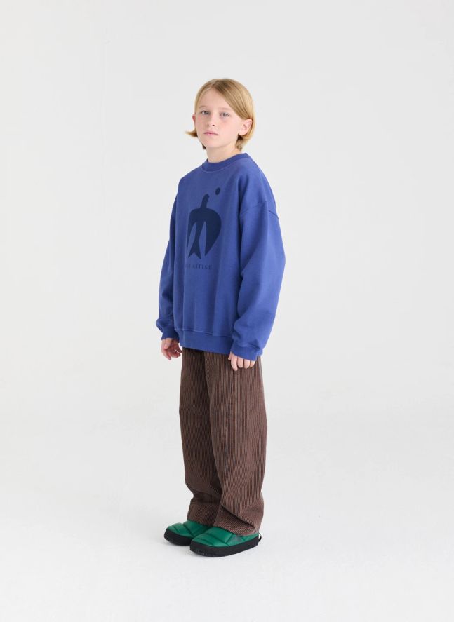 Sweat N°7 Coton Bio | Bleu