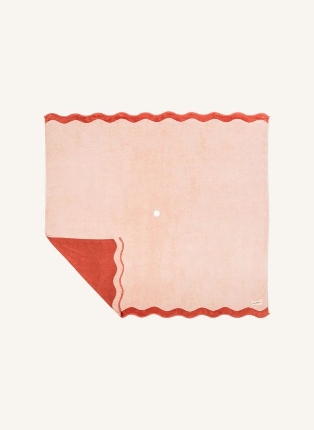 Serviette de plage avec trou | Rose