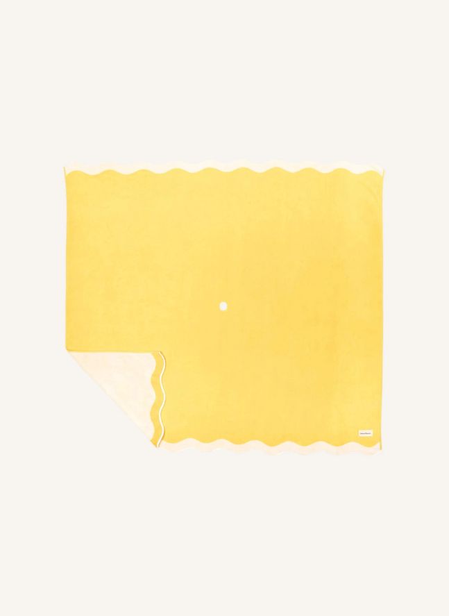 Serviette de plage avec trou | Jaune