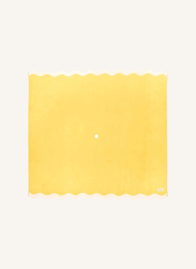 Serviette de plage avec trou | Jaune