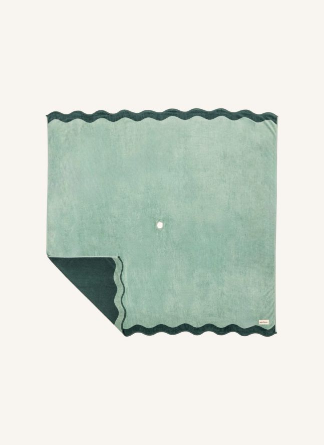 Serviette de plage avec trou | Vert