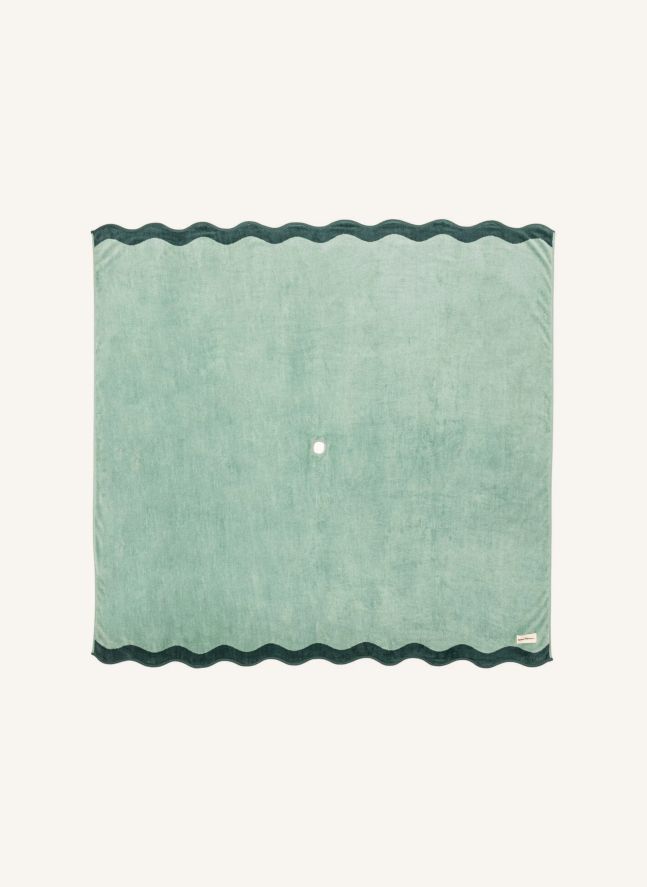 Serviette de plage avec trou | Vert