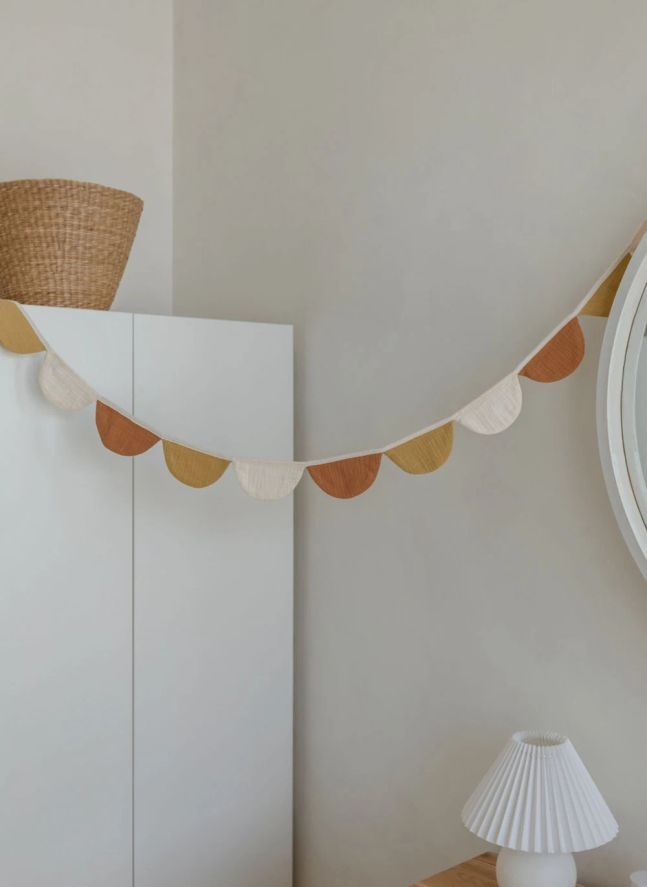 Guirlande en coton bio | Terracotta