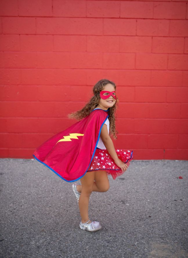 Déguisement de Super-Héros - Tutu, cape et masque