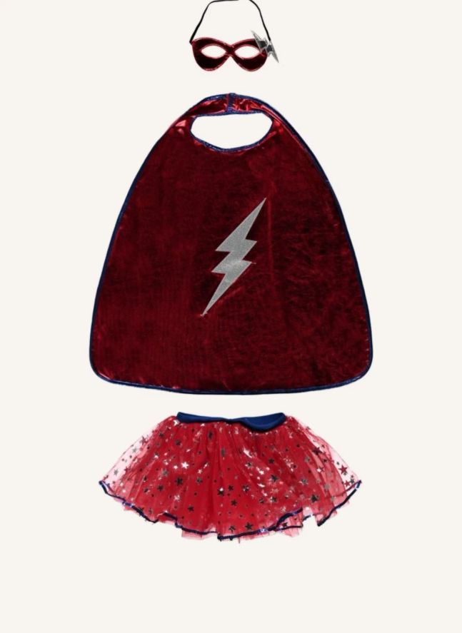 Déguisement de Super-Héros - Tutu, cape et masque
