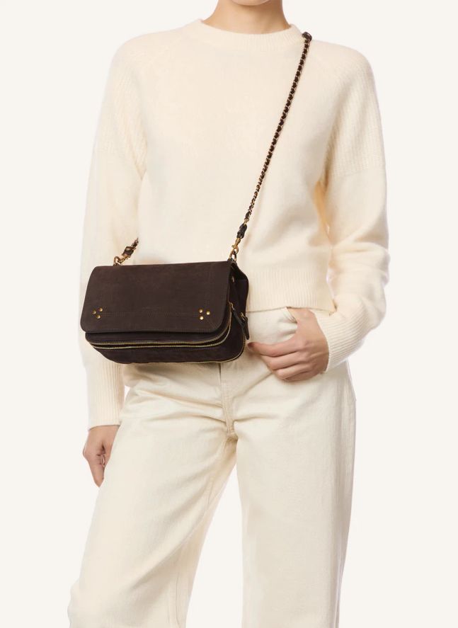 Sac Bobi Taurillon Imprimé Croco | Miel