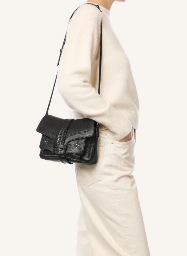 Sac Harry S Chèvre Grainé | Noir