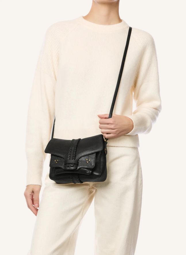 Sac Harry S Chèvre Grainé | Noir