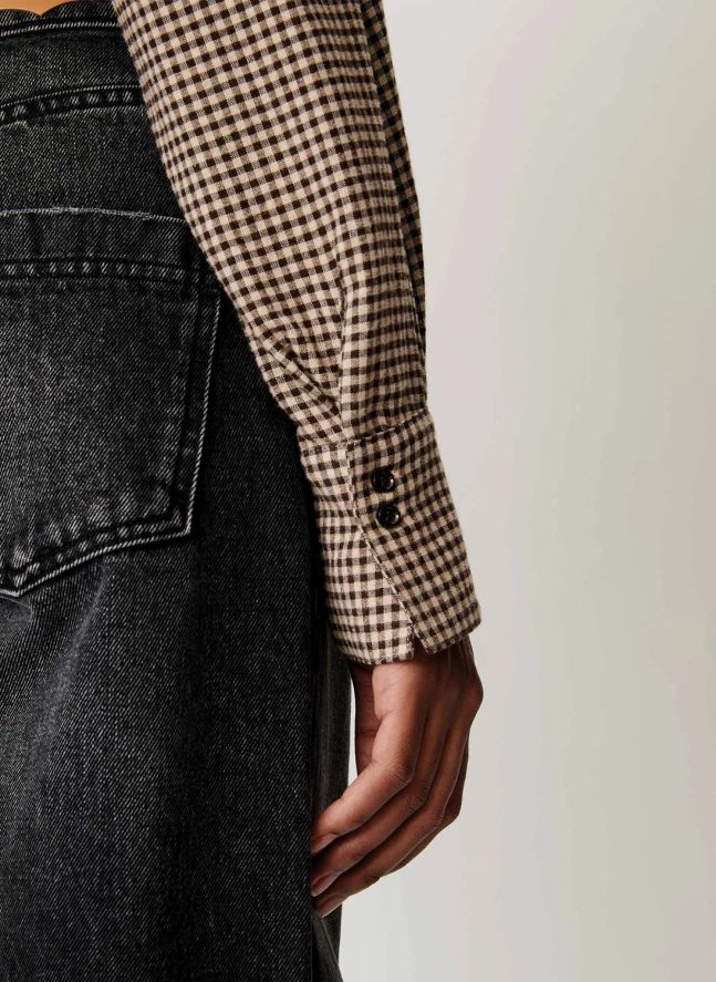 Blouse Cecily Coton | Marron