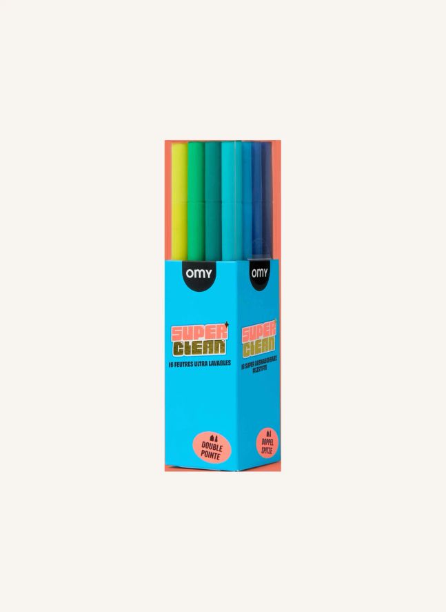 Ultra-Washable Felt Pens - Box of 16