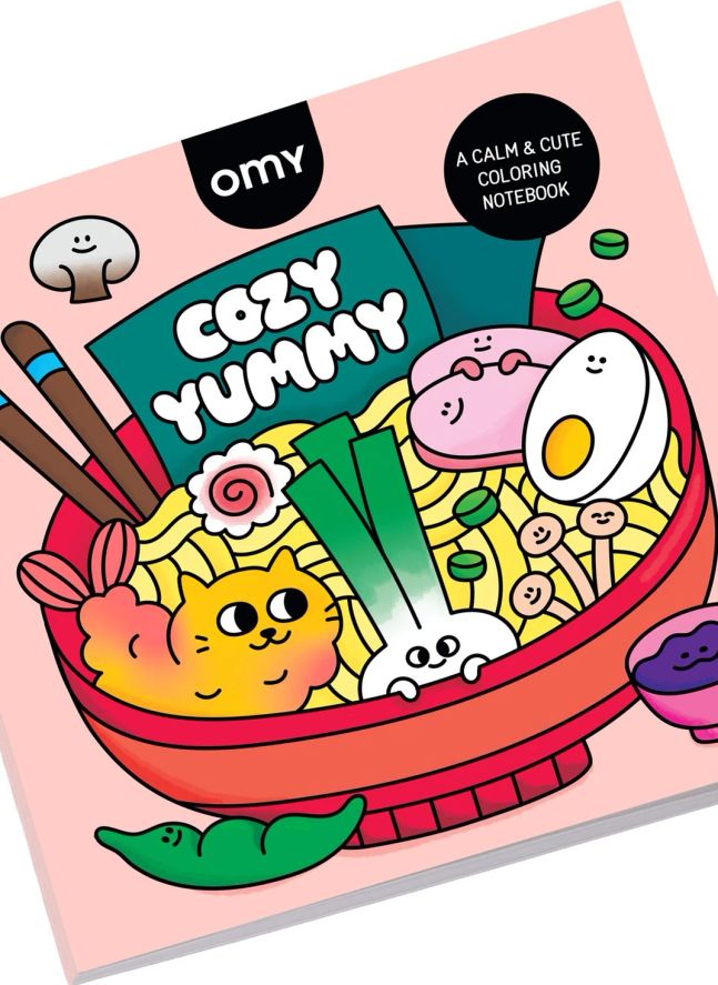 Carnet de coloriage Food Yummy | Rose