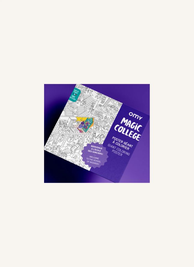 Poster Géant Magic College | Violet