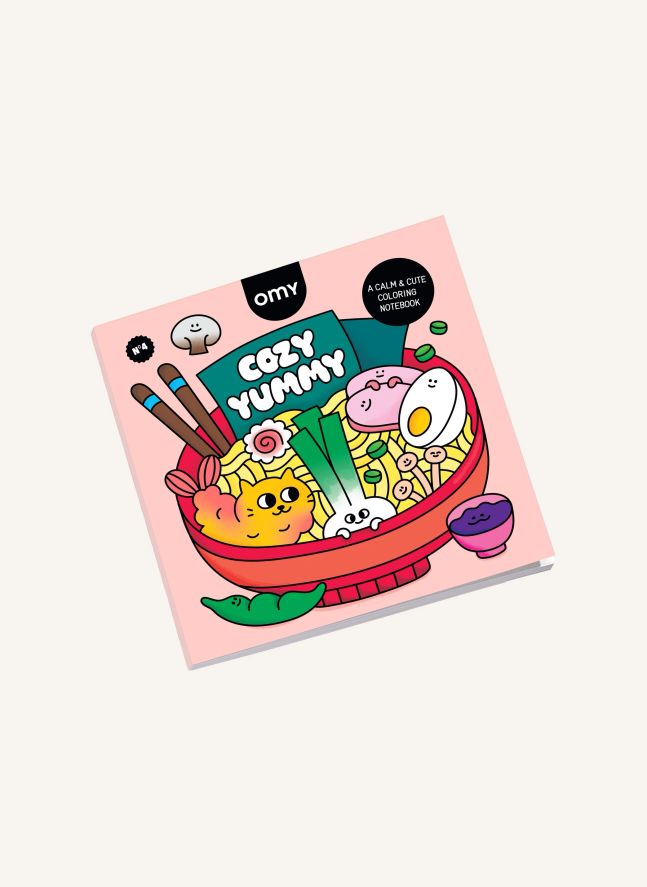 Carnet de coloriage Food Yummy | Rose