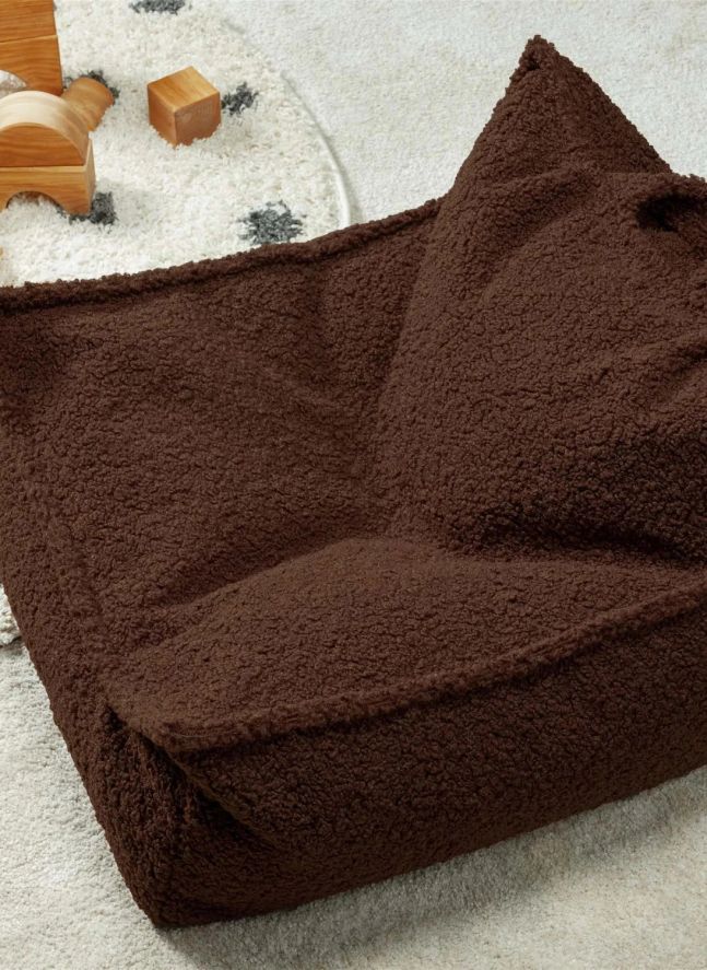 Teddy bear armchair | Dark Brown