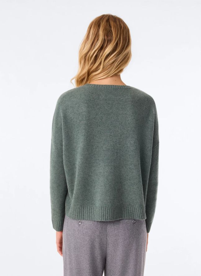 Pull Amelie Symbol Cachemire | Vert