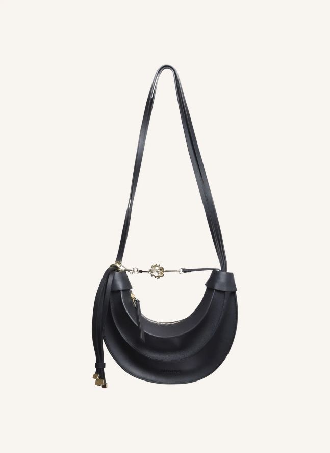 Sac Banana Small Cuir | Noir