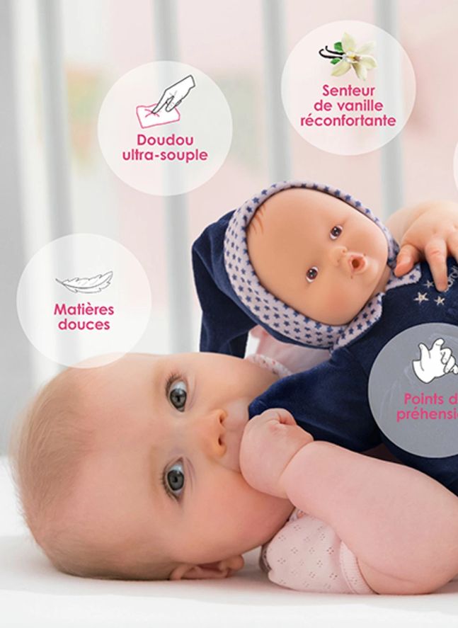 My cuddly toy - Babipouce Rêves d'Etoiles | Midnight blue