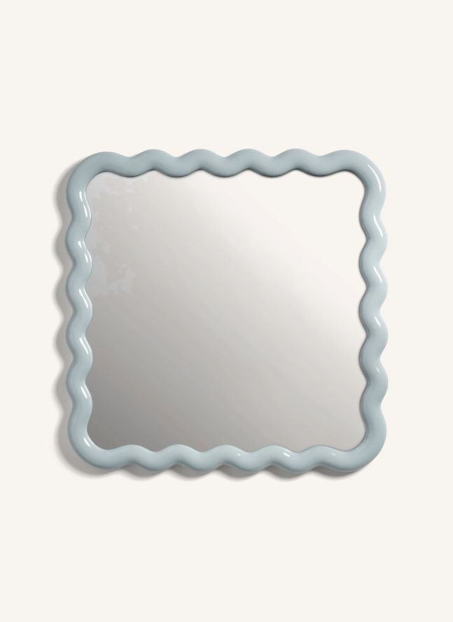 Miroir Zigzag | Bleu Clair