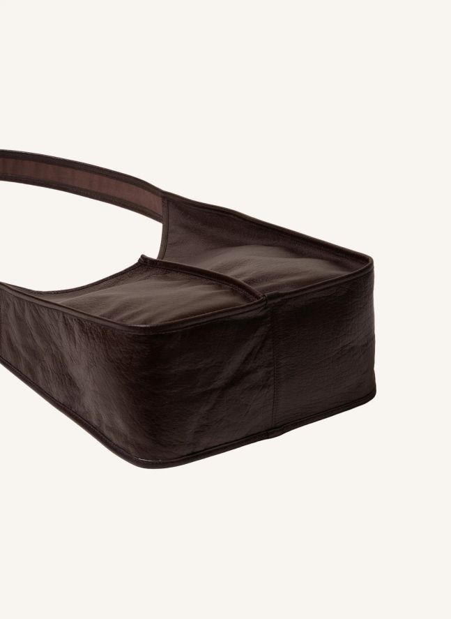 Sac Calella Crossbody Tumbled | Marron foncé