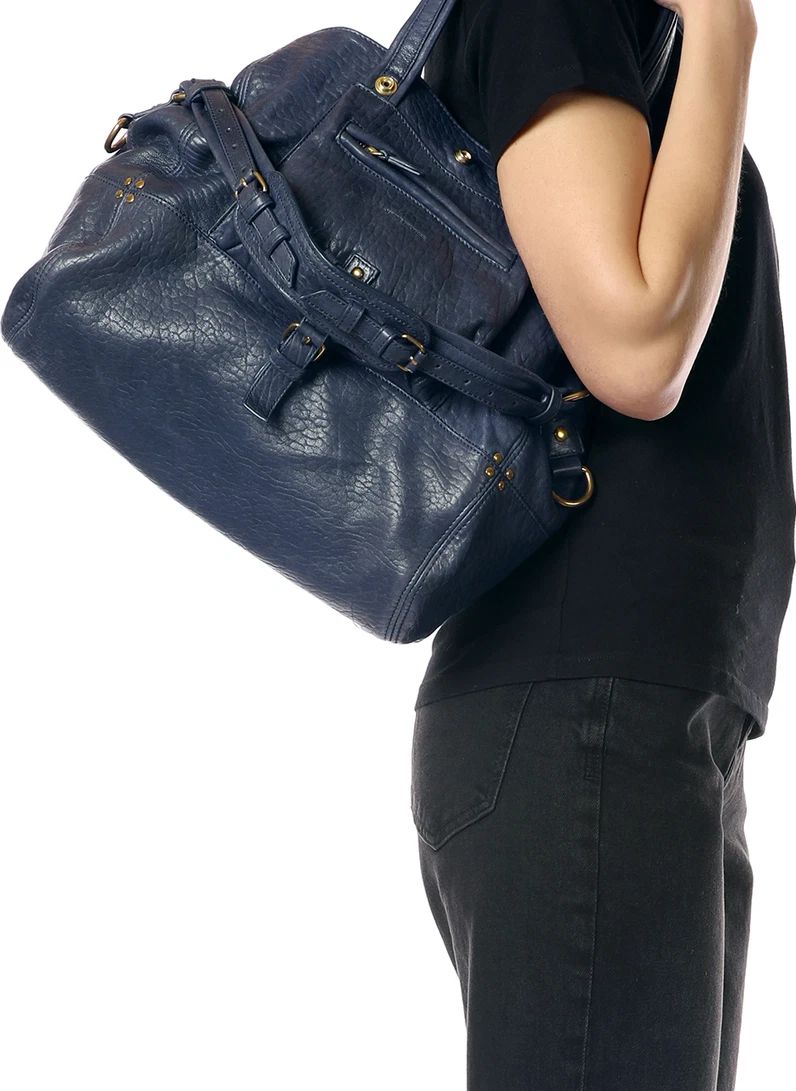 Sac Billy M Agneau | Bleu marine- Image produit n°1