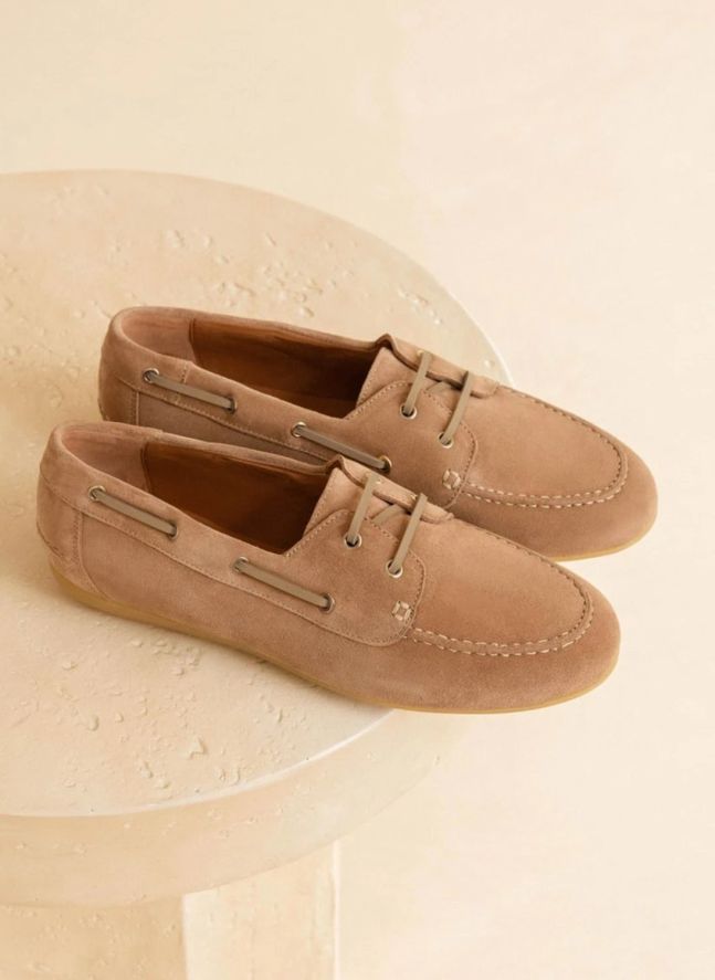 Chaussures Bateau Betsy Suède | Beige