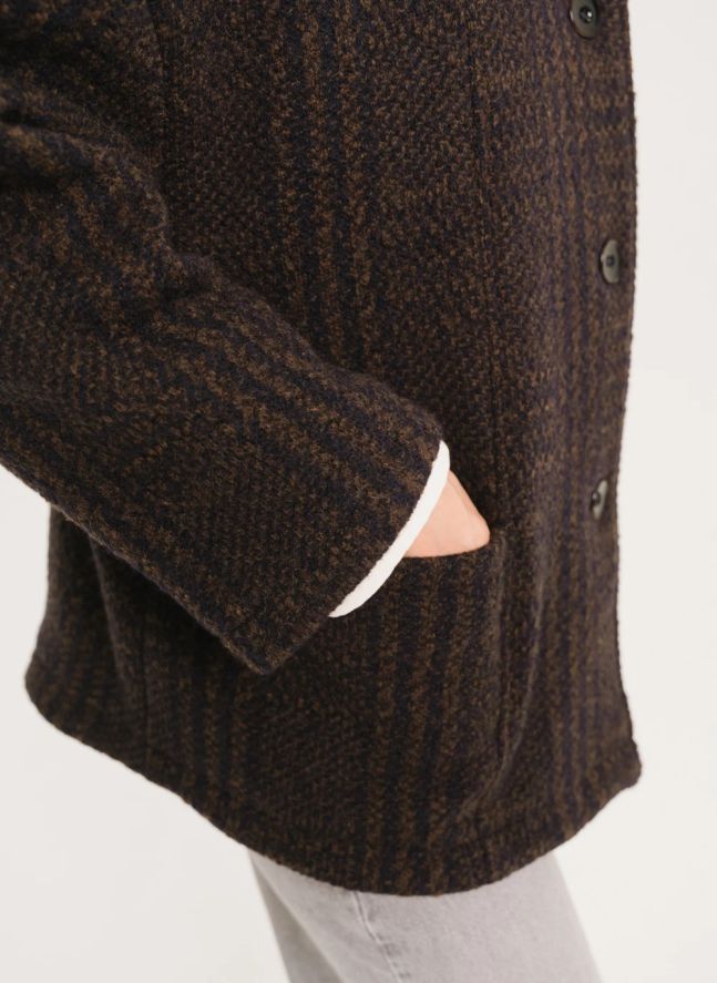 Veste Daphné Laine | Marron